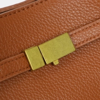 Light brown handbag prime clasp