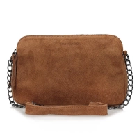 Torebka Toscanio Listonoszka Zamszowa A258 ruda