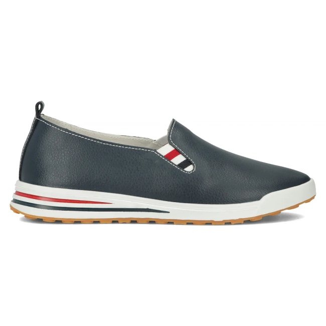 Leather shoes Filippo DP3510/24 NV navy blue