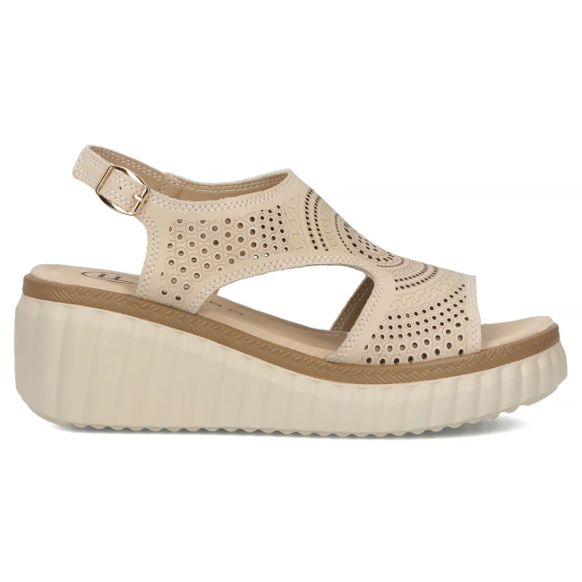 Leather sandals Filippo DS6819/25 BE beige