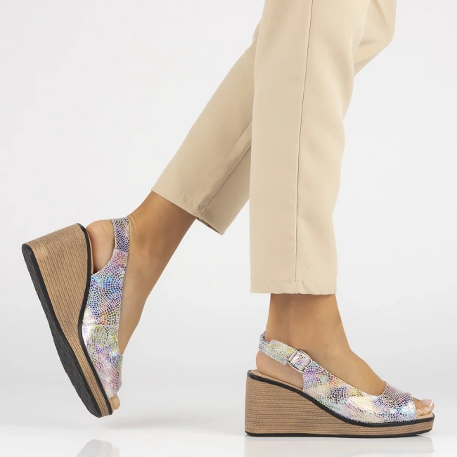 Leather sandals Filippo DS4508/24 MLT multicolor