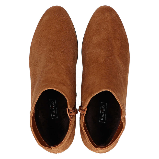 Leather Ankle Boots Filippo DBT1088/20 BR brown