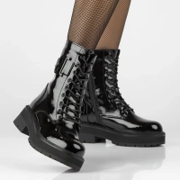 Leather ankle boots Filippo DBT6305/25 BK black