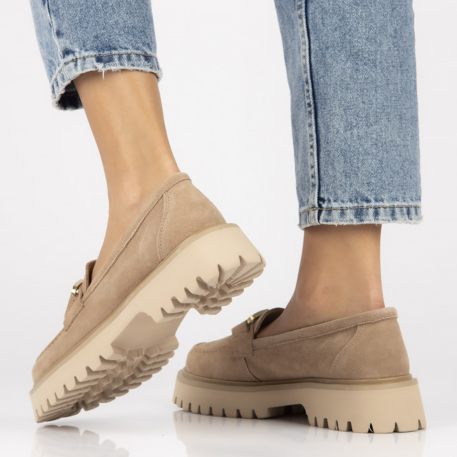 Leather shoes Filippo DP4916/23 BE beige