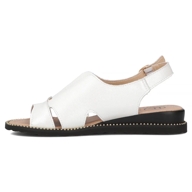 Leather sandals Filippo DS4470/25 WH white