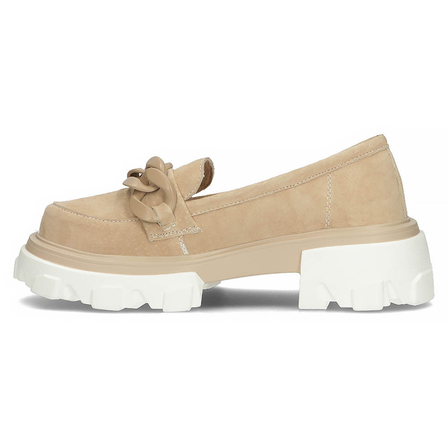 Leather shoes Filippo DP3718/22 BE beige