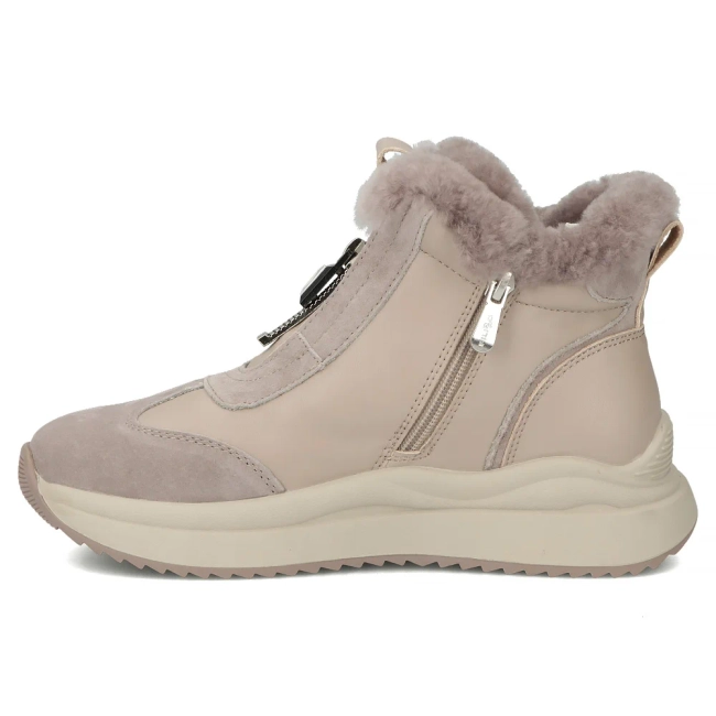 Leather ankle boots Filippo DBT7177/25 BE beige