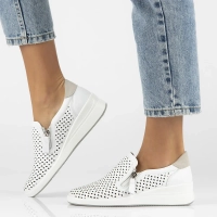 Leather shoes DP6210/24 WH white