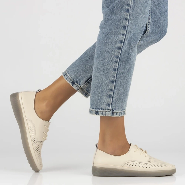 Leather shoes Filippo DP6788/25 BE beige