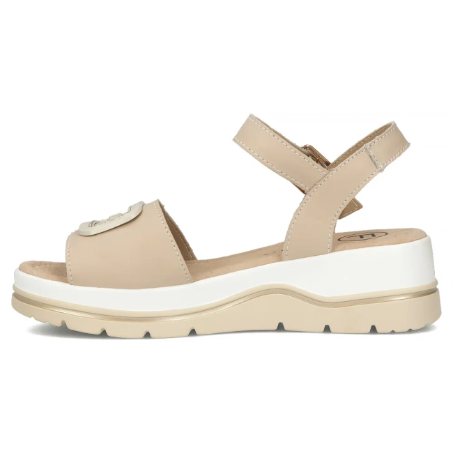 Leather sandals Filippo DS7051/25 BE beige