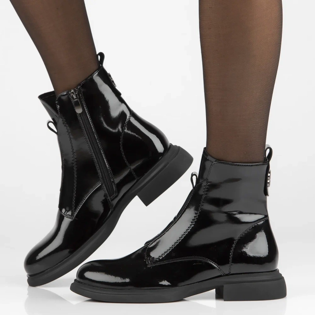 Leather ankle boots Filippo DBT6540/24 BK black