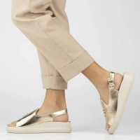 Leather sandals Filippo DS6716/25 GO gold