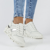 Leather Sneakers Filippo DP3550/22 WH white