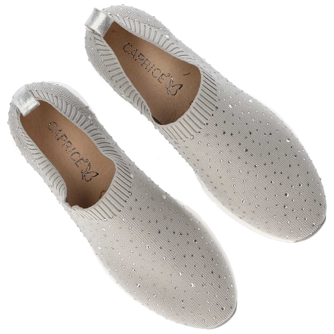 Półbuty Caprice 9-24702-24 232 Light Grey Knit