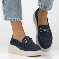 Leather shoes Filippo DP6809/25 NV navy