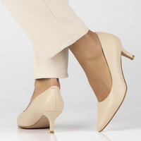 Leather pumps Filippo DP4426/23 BE beige