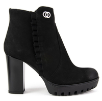 Botki Claudio Rosetti 440 Czarny Nubuk