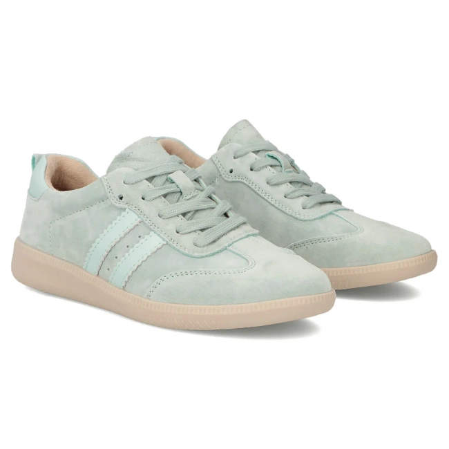 Leather sneakers Filippo DP7508/26 LT GE light green