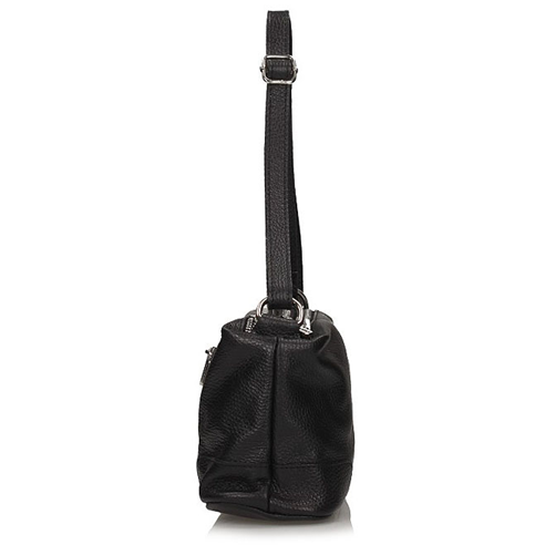 Handbag Toscanio Leather Messenger Bag C135 black