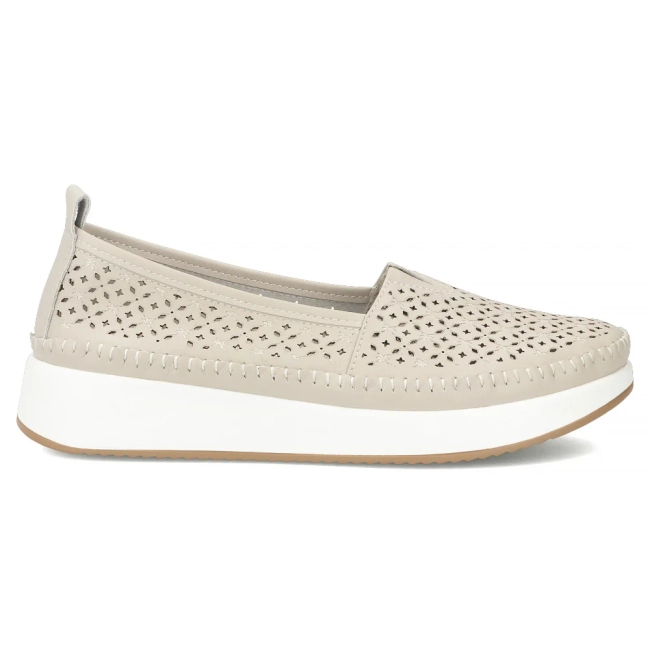 Leather shoes Filippo DP4555/26 BE beige