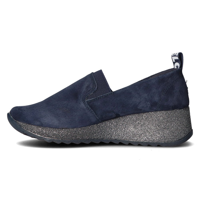 Leather sneakers Filippo DP1500/20 NV T navy blue