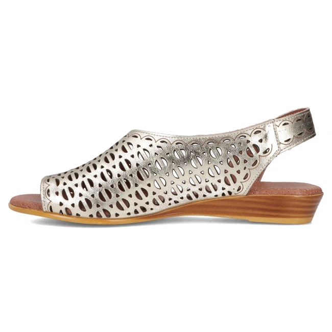 Leather sandals Artiker 56C2551 gold