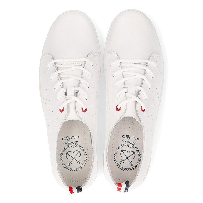 Leather shoes Filippo DP073/21 WH white