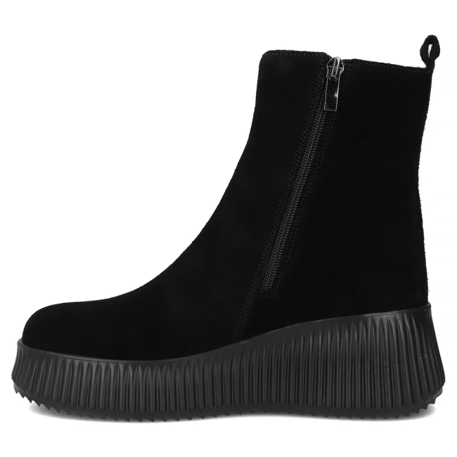 Leather ankle boots Filippo DBT6392/25 BK black