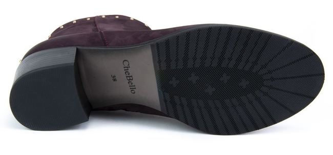Botki Chebello 2150 bordowy