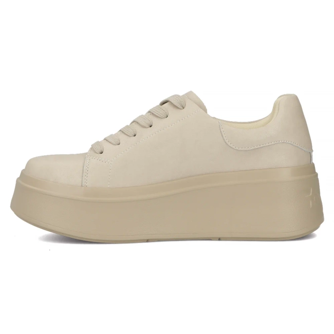 Leather sneakers Filippo DP6207/24 BE beige
