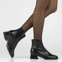 Botki na obcasie Filippo DBT6620/24 BK czarne