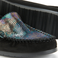 Moccasins LEMAR 10006 nubuck black + oil black