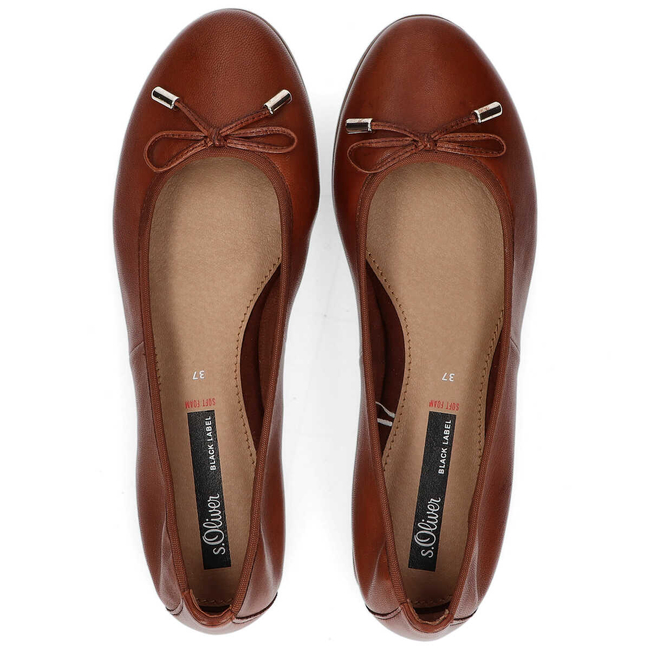 Ballerinas S.Oliver 5-22112-24 302 Cognac Nappa