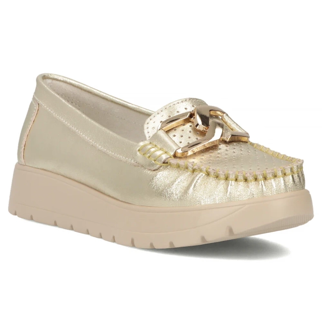 Leather loafers Filippo DP6827/25 GO gold