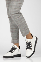 Skórzane trzewiki Filippo DBT3197/22 WH białe