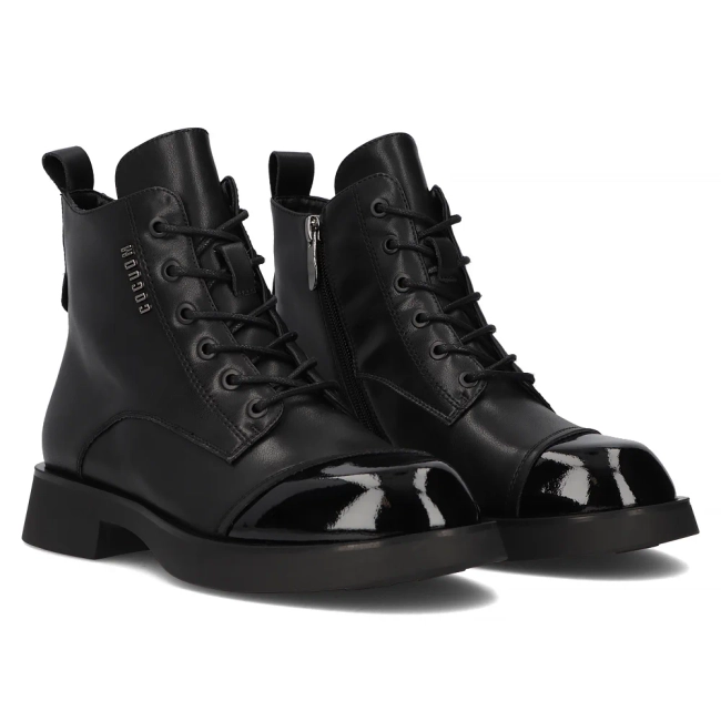 Leather ankle boots Filippo DBT6596/24 BK black