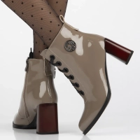 Leather ankle boots Filippo DBT6314/24 TP taupe