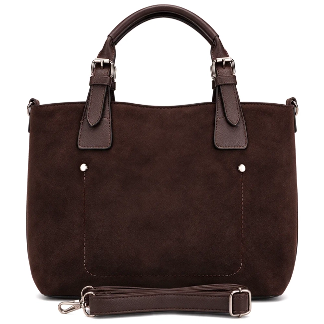 Dark brown handbag Heidi