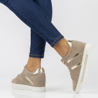 Leather Sneakers Filippo DP3549/22 BE beige