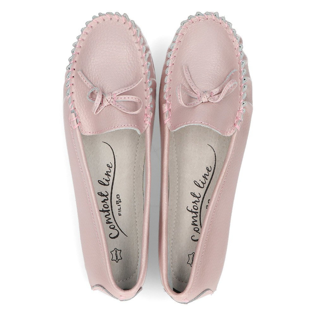Mokasyny Filippo DP004/20 PI Pink