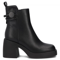 Leather ankle boots Filippo DBT8158/26 BK black