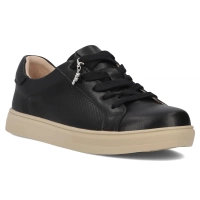 Skórzane półbuty Filippo DP6808/25 BK czarne