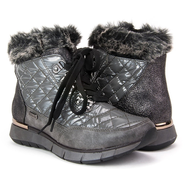 Śniegowce Marco Tozzi 2-26282-39 DK Grey Comb