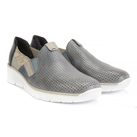 Shoes Rieker 53757-12 blue combination