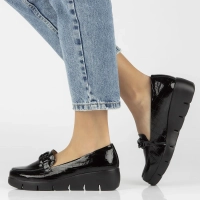 Leather shoes Filippo DP4128/24 BK black