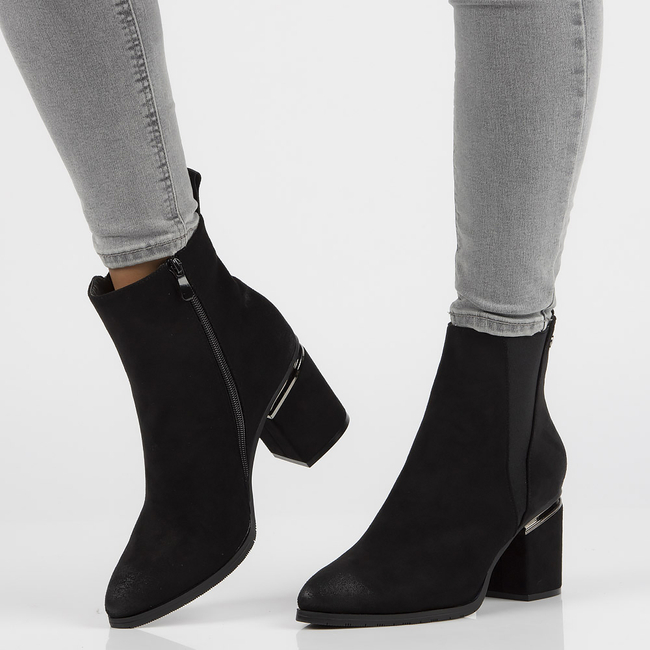 Botki Filippo DBT3048/21 BK czarne