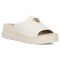 Leather flip-flops Filippo DK6710/25 BE beige