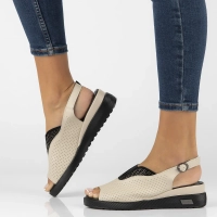 Leather sandals Filippo DS6145/25 BE beige