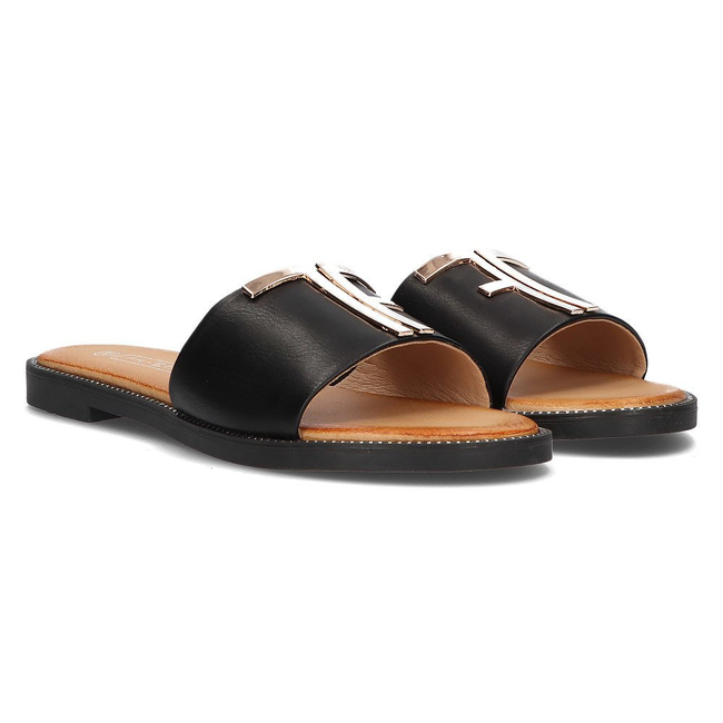 Slippers Filippo DK2103/21 BK black