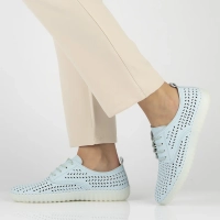 Leather shoes Filippo DP6064/24 BL blue